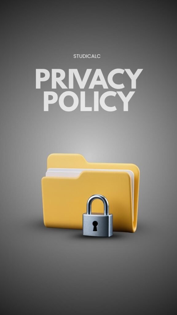 privacy policy for academic calculator website